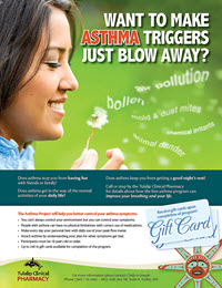 Asthma patients can earn up to $40 in gift cards by completing the Asthma Project program at the Tulalip Clinical Pharmacy